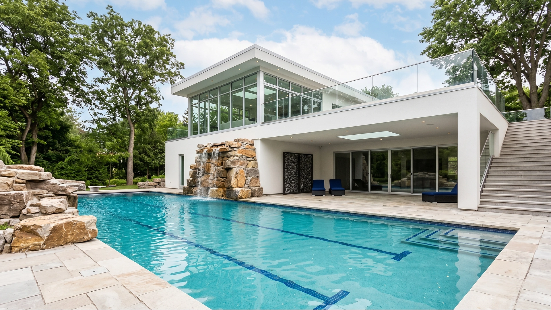 Modern Lap Pool Remodel